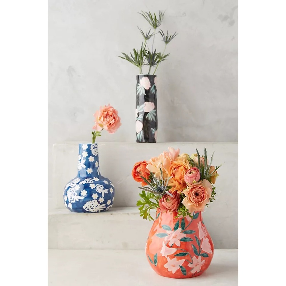 Anthropologie Welcome Spring Vase - Picture 2 of 11